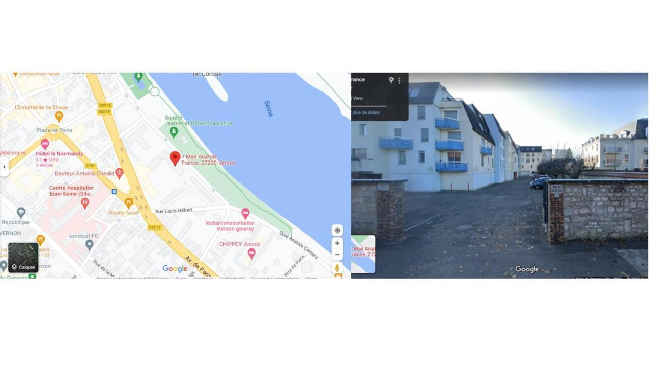 Appt Cosy Coeur Historique+Park, 5Mn Gare Vernon Вернон Екстериор снимка